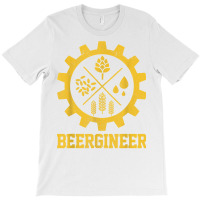 Mens Beergineer Homebrew Home Brewing Craft Beer Brewer Gift T Shirt T-shirt | Artistshot