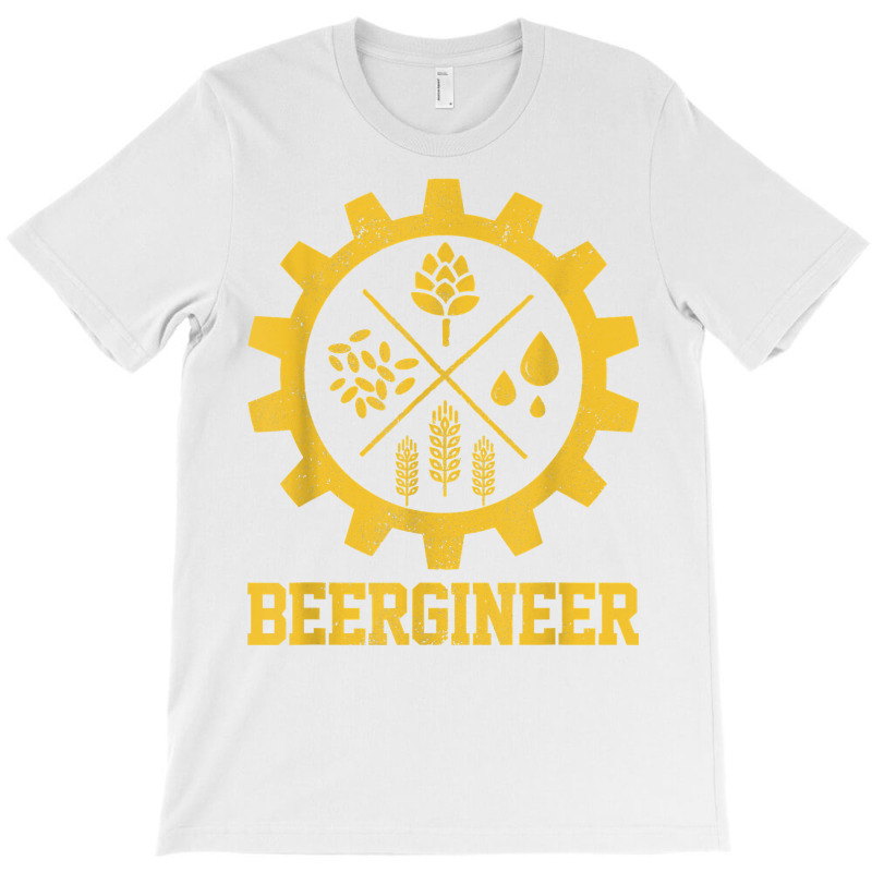 Mens Beergineer Homebrew Home Brewing Craft Beer Brewer Gift T Shirt T-shirt | Artistshot