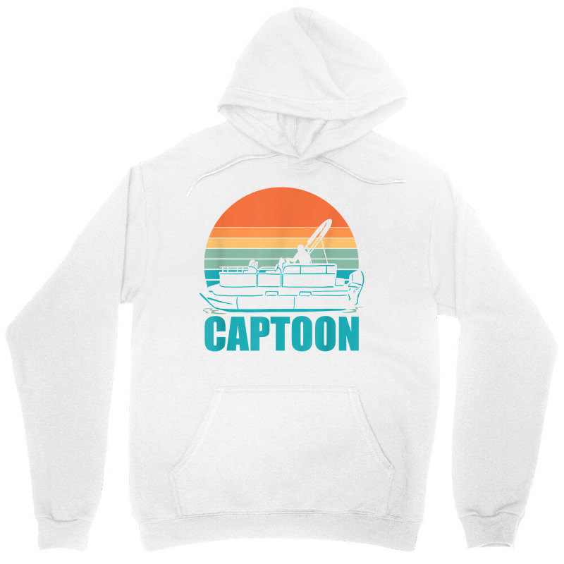 Funny Boating Captoon Pontoon Tritoon Captain Pontoon Boat T Shirt Unisex Hoodie | Artistshot