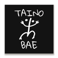 Taino Bae Tainos De Boriken Boricua Puerto Rican Taino Metal Print Square | Artistshot