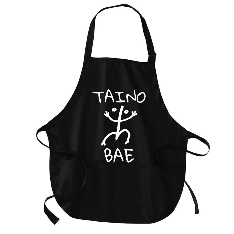 Taino Bae Tainos De Boriken Boricua Puerto Rican Taino Medium-length Apron | Artistshot