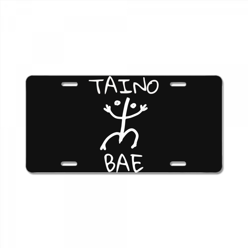 Taino Bae Tainos De Boriken Boricua Puerto Rican Taino License Plate | Artistshot