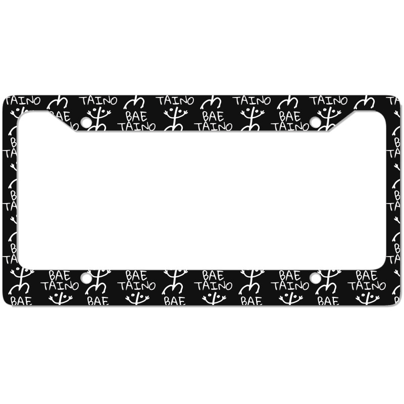 Taino Bae Tainos De Boriken Boricua Puerto Rican Taino License Plate Frame | Artistshot