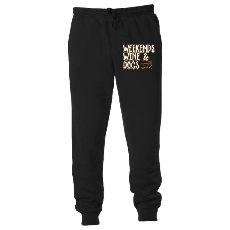 Limited Edition Weekends Wine Dogs Unisex Jogger | Artistshot