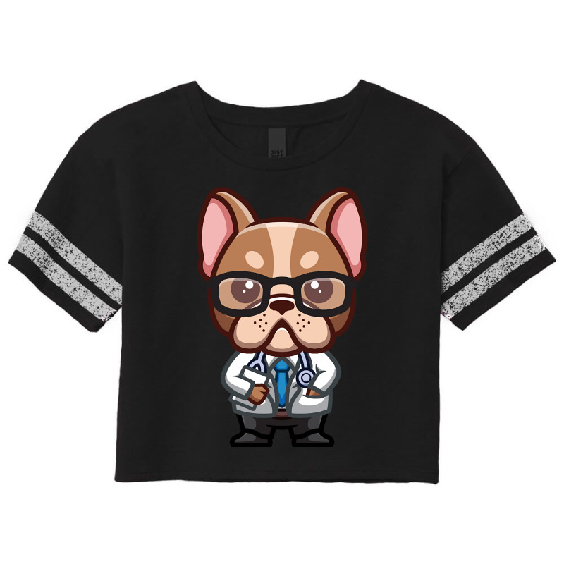 Limited Edition French Bulldog Doctor Cute Cartoon Scorecard Crop Tee by Ledford Leslie | Artistshot