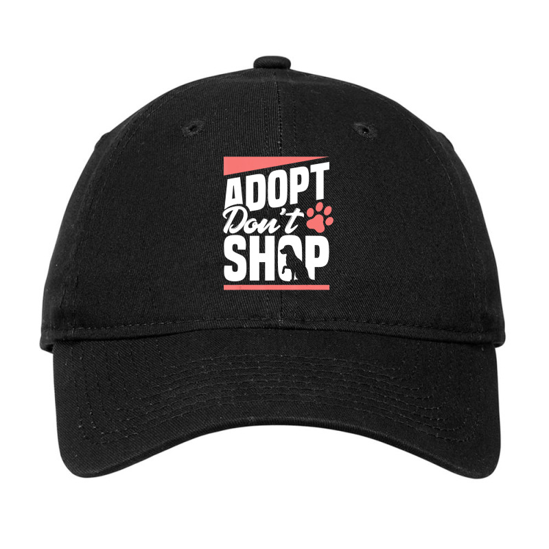 Hot Trend Adopt Don't Shop Dogs Cats Rescued Animal Lovers Adjustable Cap by michealyoungerlk01 | Artistshot