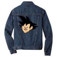 Goku Meme Face Reaction Men Denim Jacket | Artistshot