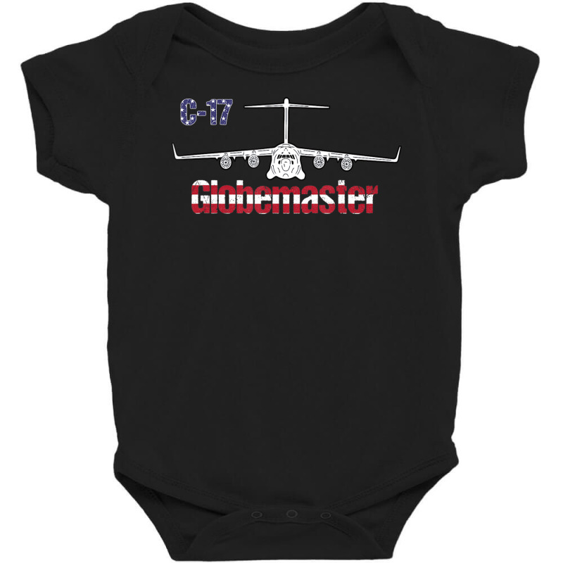 Limited Edition C17 Globemaster Air Force Pilot American Flag Baby Bodysuit by quanghuydinh1 | Artistshot