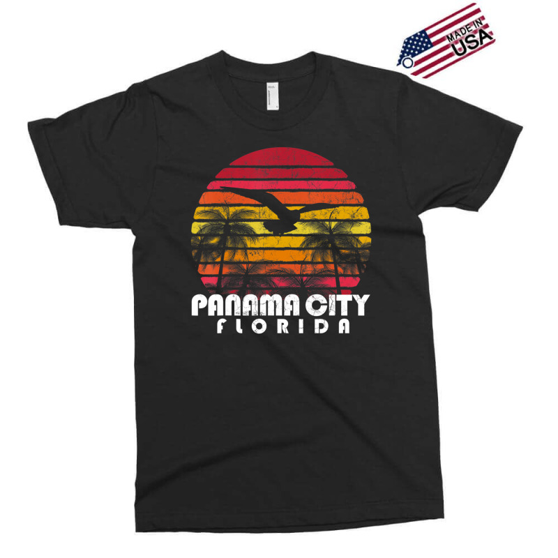 Vintage Retro Panama City Fl Florida Sunset Distressed Style Exclusive T-shirt by hongquangd | Artistshot