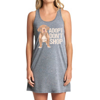 Limited Edition Adopt Don't Shop I Rescue Dogs Dog Rescuer Adoption Tank Dress | Artistshot