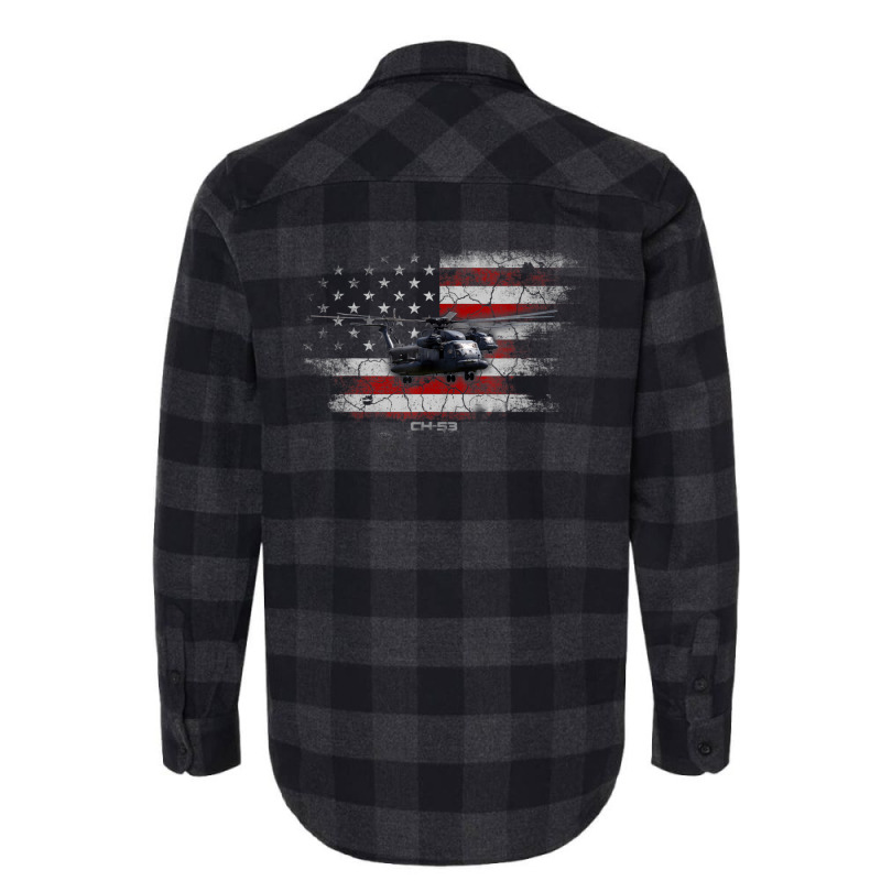 Trending Ch-53 Sea Stallion Helicopter Veteran Us Flag Veterans Day Flannel Shirt by quanghuydinh1 | Artistshot