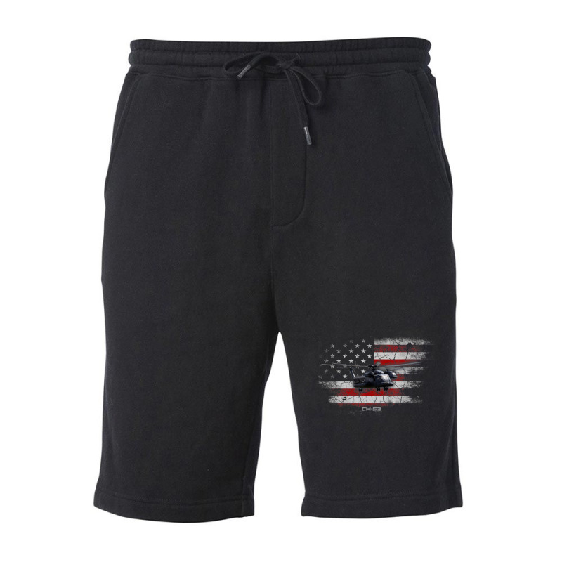 Trending Ch-53 Sea Stallion Helicopter Veteran Us Flag Veterans Day Fleece Short by quanghuydinh1 | Artistshot