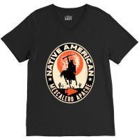 Mescalero Apache Strong Native American Indian Tribe Pride V-neck Tee | Artistshot