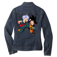 Goten And Trunks Ladies Denim Jacket | Artistshot