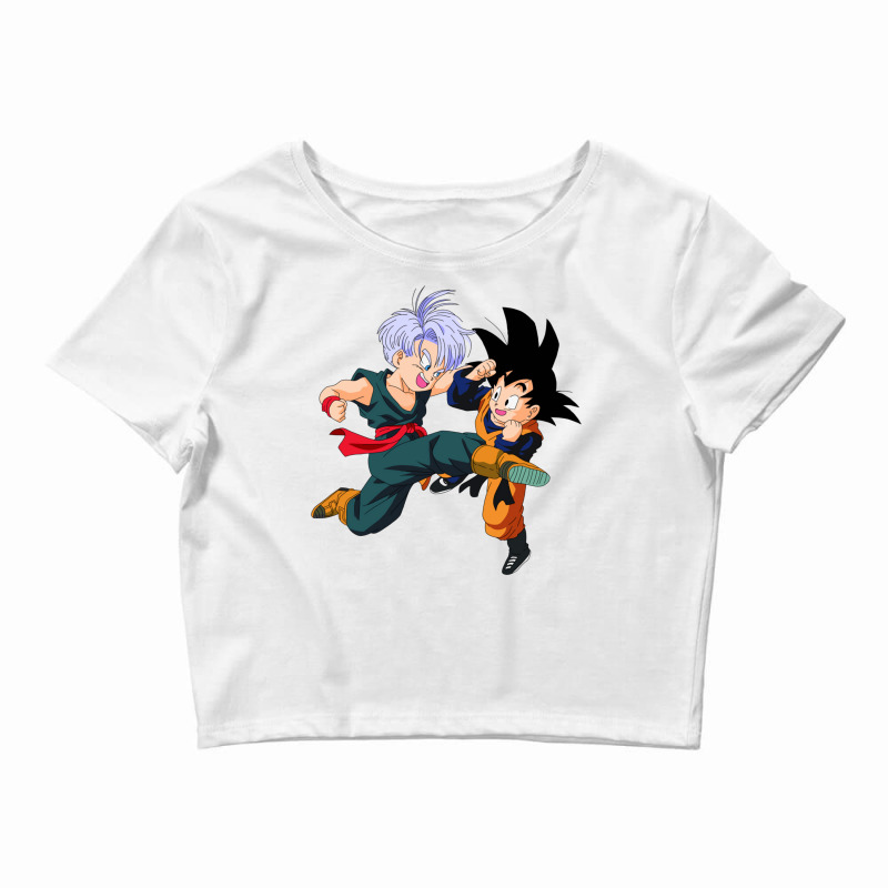 Goten And Trunks Crop Top by eventslumjac | Artistshot