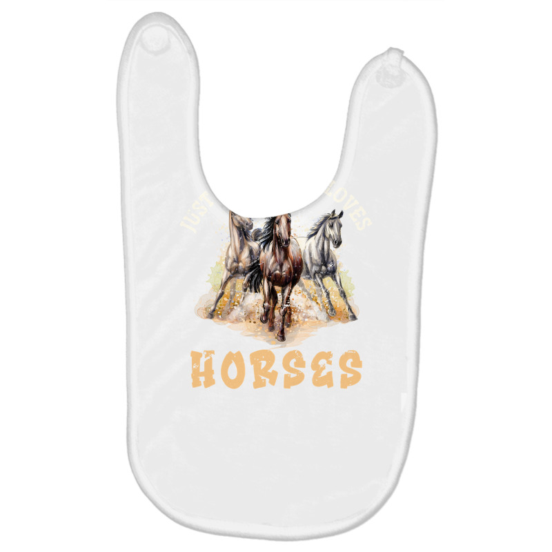 Animal Horseback Riding Horse Girls Women Gift Horse Pullover Baby Bibs by HayleyArtist | Artistshot