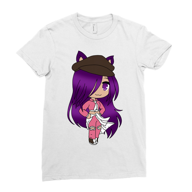 Anime  Chibi Fox Anime Girl Gatcha Kawaii Ladies Fitted T-Shirt by HayleyArtist | Artistshot