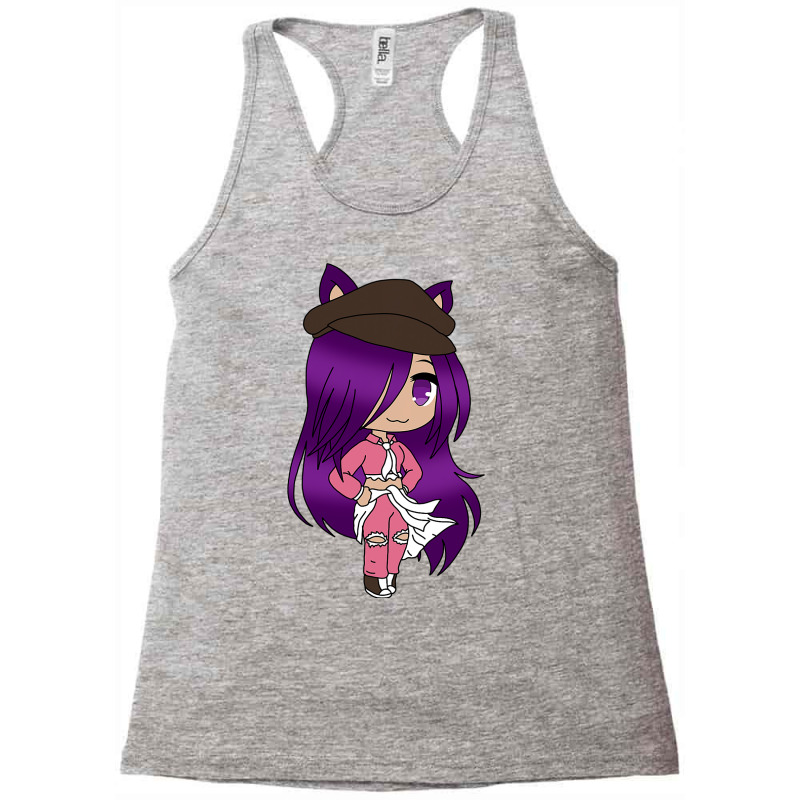 Anime  Chibi Fox Anime Girl Gatcha Kawaii Racerback Tank by HayleyArtist | Artistshot