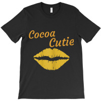 Womens Cocoa Cutie Sexy Gold Lips Cute Melanin T-shirt | Artistshot