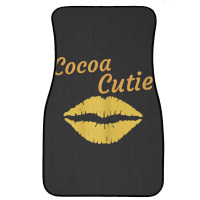 Womens Cocoa Cutie Sexy Gold Lips Cute Melanin Front Car Mat | Artistshot