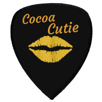 Womens Cocoa Cutie Sexy Gold Lips Cute Melanin Shield S Patch | Artistshot