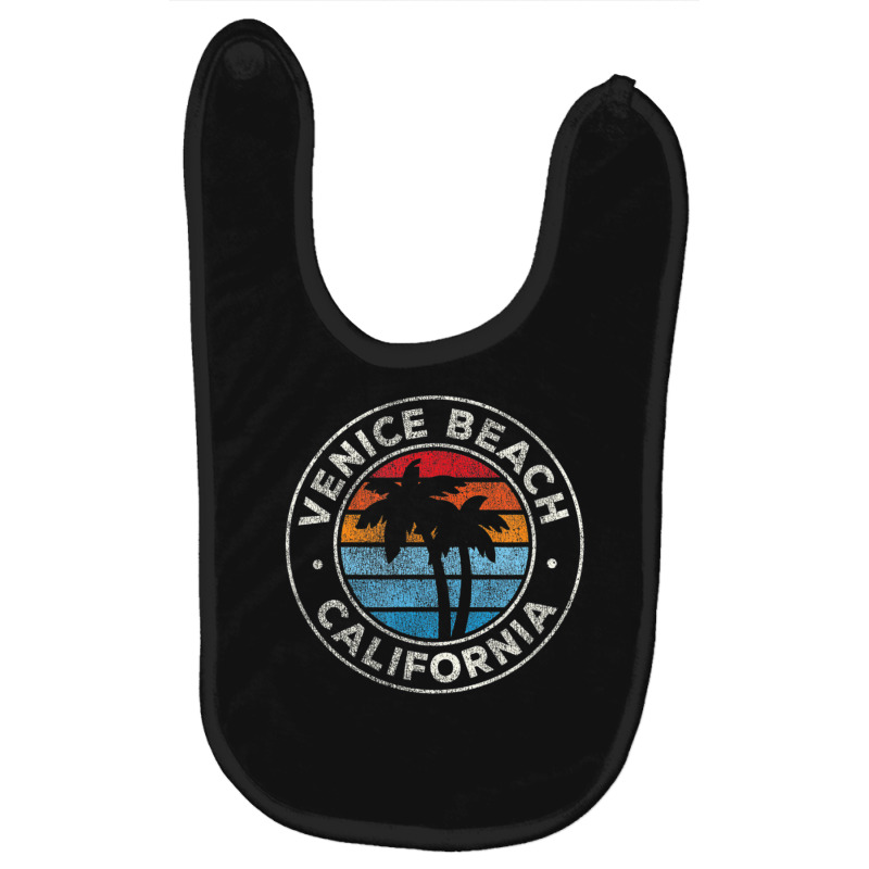 Trending Venice Beach California Ca Vintage Retro 70s Baby Bibs by michaelyounger19 | Artistshot