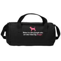 Below Is List Of People Who Are Nicer Than My Beagle Duffel Bag | Artistshot