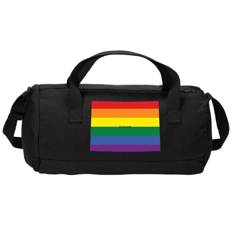 Colorado Rainbow Flag Duffel Bag | Artistshot