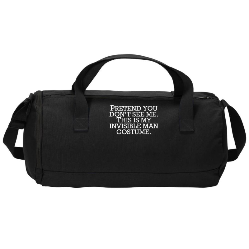 Invisible Man Costume Pretend You Don't See Me Duffel Bag | Artistshot