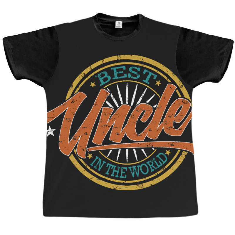 Trending Family Uncle Retro Best Uncle In The World-u3fpa Graphic T-shirt | Artistshot