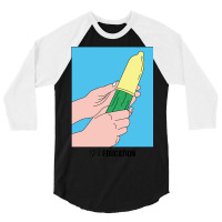 Limited Edition Sex Education Cucumber Poster 3/4 Sleeve Shirt | Artistshot