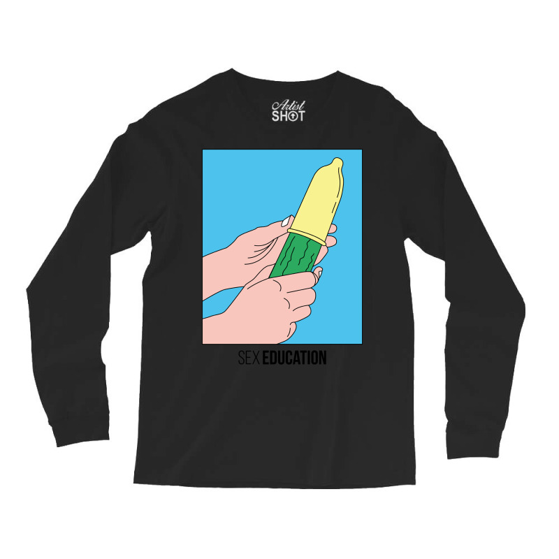 Limited Edition Sex Education Cucumber Poster Long Sleeve Shirts by Sizemore Adame | Artistshot