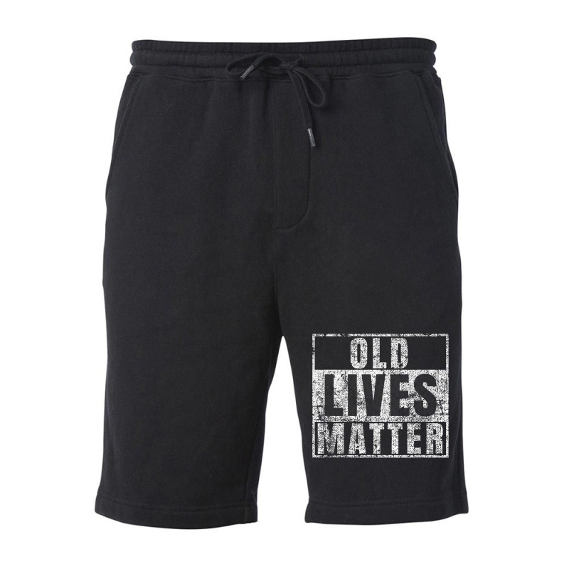 Old Lives Matter Shirt Funny 60th Birthday Gift Men Dad Gag Fleece Short | Artistshot