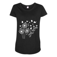 Dandelion Scatter Kindness   Be Kind Matching Family Gifts Pullover Maternity Scoop Neck T-shirt | Artistshot