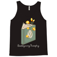 Trending Reading Is My Theraphy 104 Tank Top | Artistshot