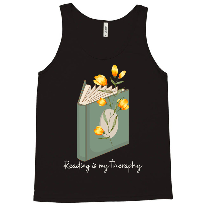 Trending Reading Is My Theraphy 104 Tank Top by macklinsampson | Artistshot