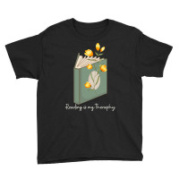 Trending Reading Is My Theraphy 104 Youth Tee | Artistshot