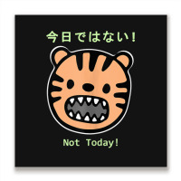 Hot Trend Kawaii Anime Cat Kanji Japanese Streetwear Not Metal Print Square | Artistshot