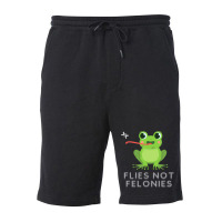 Flies Not Felonies Fleece Short | Artistshot