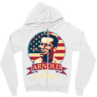 Arnold For President   Nostalgia Zipper Hoodie | Artistshot