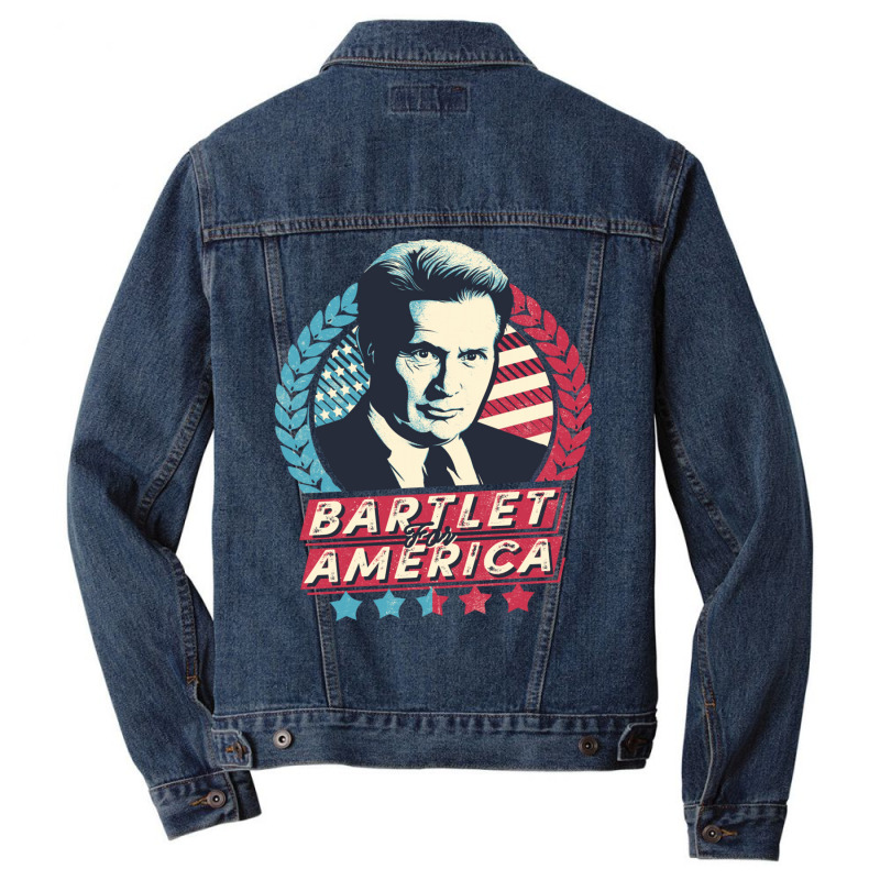 Bartlet For America   Travel Men Denim Jacket by vulumagelsyh | Artistshot