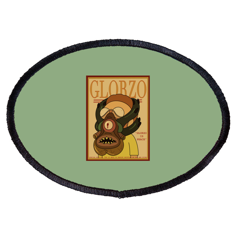 Glorzo Magazine   Retro Oval Patch | Artistshot