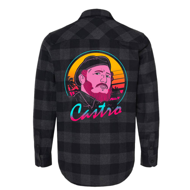 Limited Edition Fidel Castro 80s Retro Vintage Flannel Shirt by haodinhvan1 | Artistshot