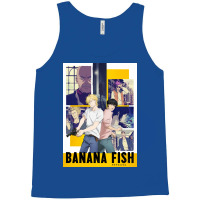 Banana Fish Poster Blue Tank Top | Artistshot