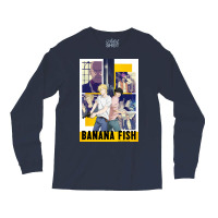 Banana Fish Poster Blue Long Sleeve Shirts | Artistshot