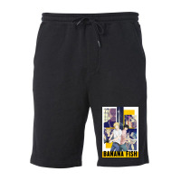 Banana Fish Poster Blue Fleece Short | Artistshot