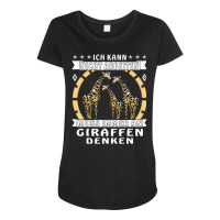 Limited Edition I Can't Always Have To Work On Giraffes Maternity Scoop Neck T-shirt | Artistshot