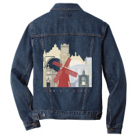 Limited Edition Ponta Delgada Skyline Poster Men Denim Jacket | Artistshot