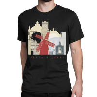 Limited Edition Ponta Delgada Skyline Poster Classic T-shirt | Artistshot