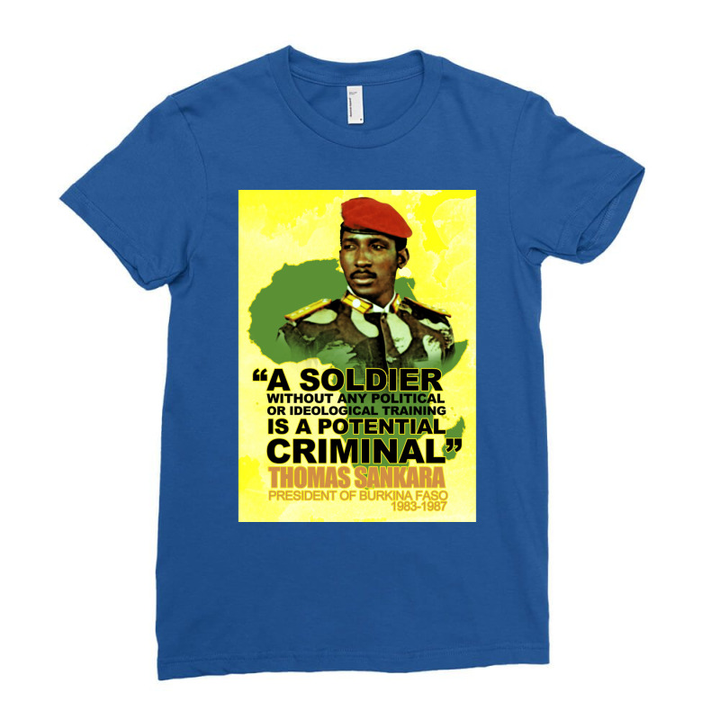 A Soldier Without Any Political Or Ideological Training Is A Potential Ladies Fitted T-Shirt by jhotykezongw | Artistshot